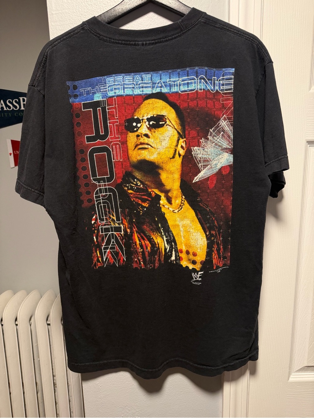 Vintage WWF 2000 Y2K The Rock Just Bring It T-Shirt Size Men’s Large Cut Tag